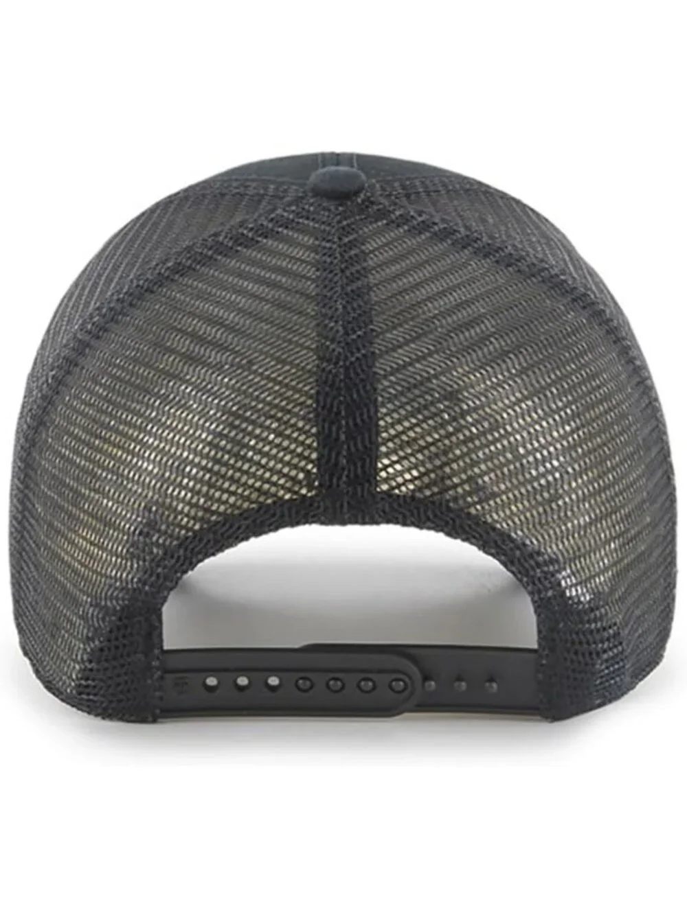 Unisex Black Mesh Trucker Snapback Baseball Cap - Adjustable, Team Logo, One